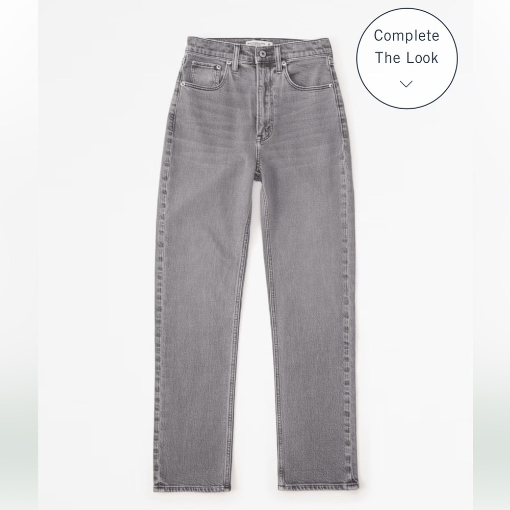 Abercrombie & Fitch Ankle Straight Ultra High Rise (LONG) NEW!